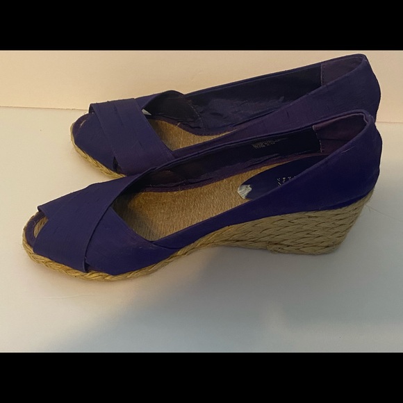 Brand New WT Purple Ralph Lauren Cecilia shoes 9B - Picture 2 of 6